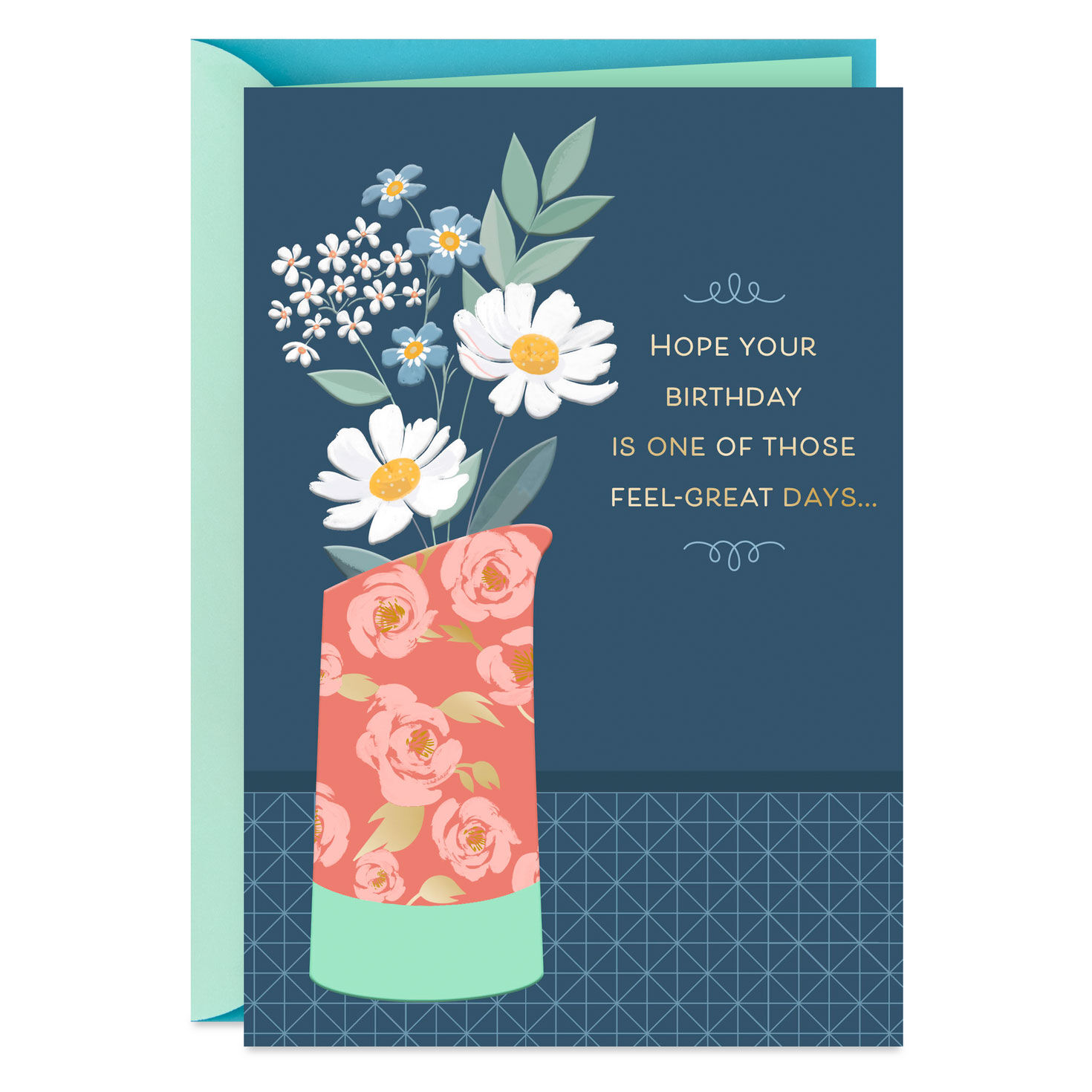 Blessings Front and Center Birthday Card