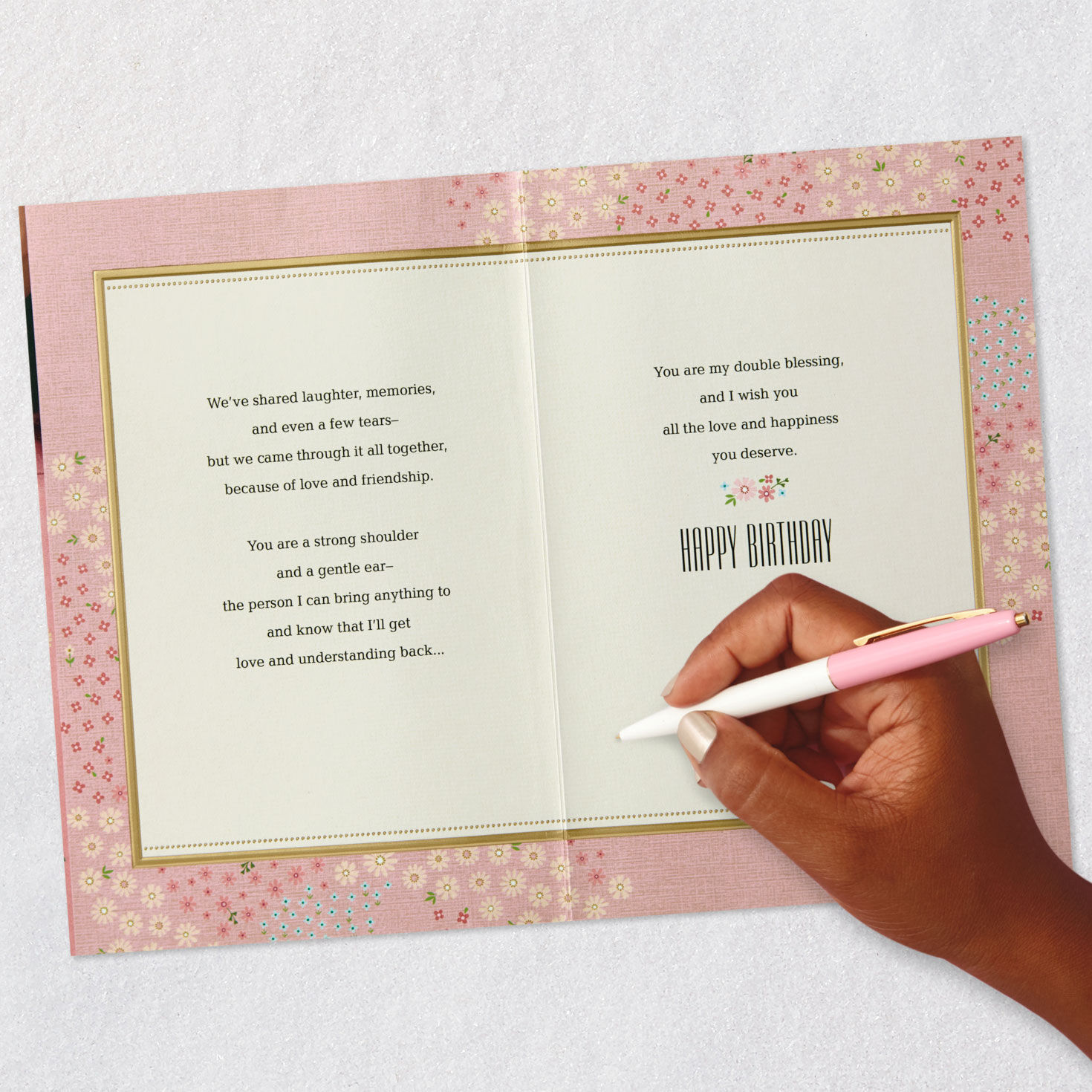 My Sister, My Friend, Twice Blessed Birthday Card for only USD 5.59 | Hallmark