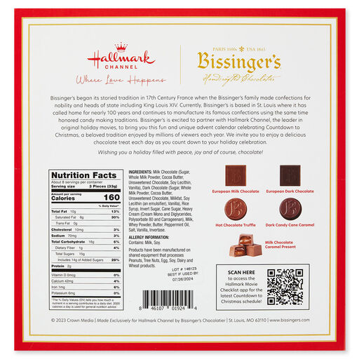 Bissinger's Chocolates Hallmark Channel Advent Calendar, 