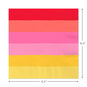 Warm Ombré Stripe Dinner Napkins, Set of 16, , large image number 3