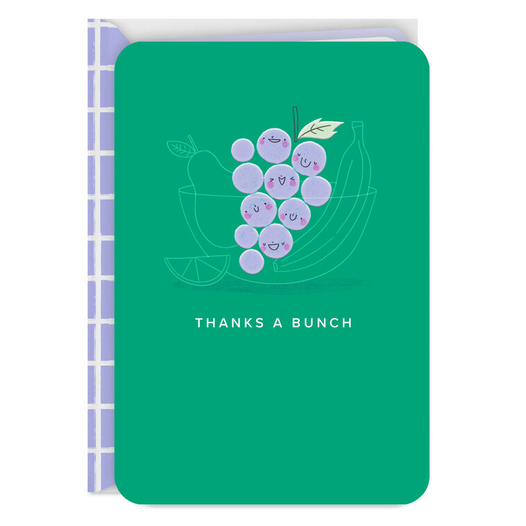 Thanks a Bunch Blank Thank You Card