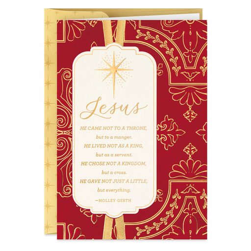 Jesus Gave Everything Religious Boxed Christmas Cards, Pack of 16, 