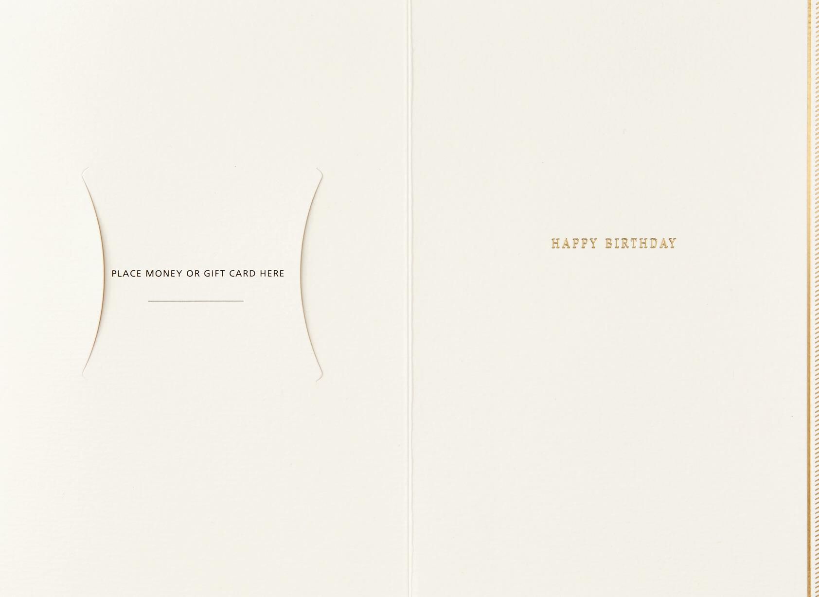 Waiting Wishes Money Holder Birthday Card