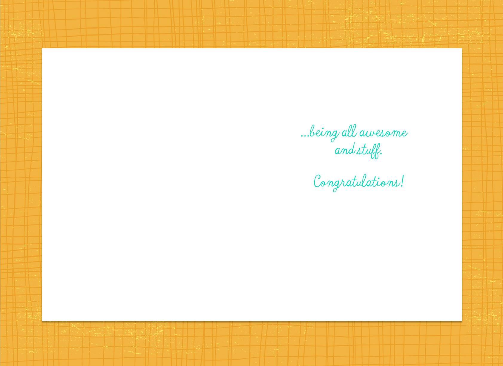 Brainiac Puppy Congratulations Card
