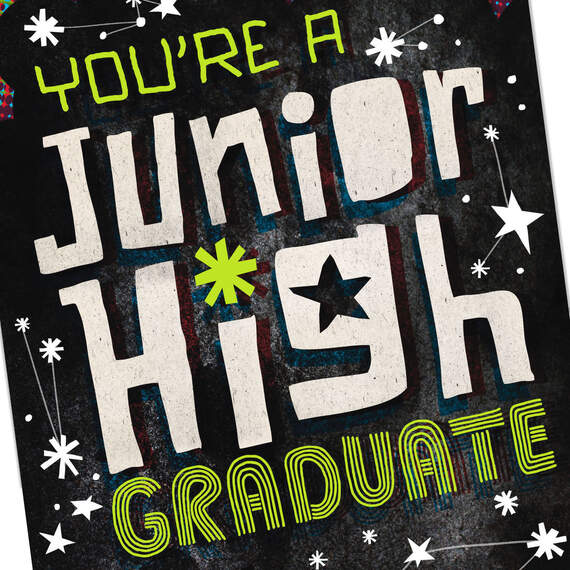 Good Times and Excitement Junior High Graduation Card, , large image number 6