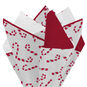 Candy Canes/Red/White 3-Pack Christmas Tissue Paper 3-D Fan image number 2