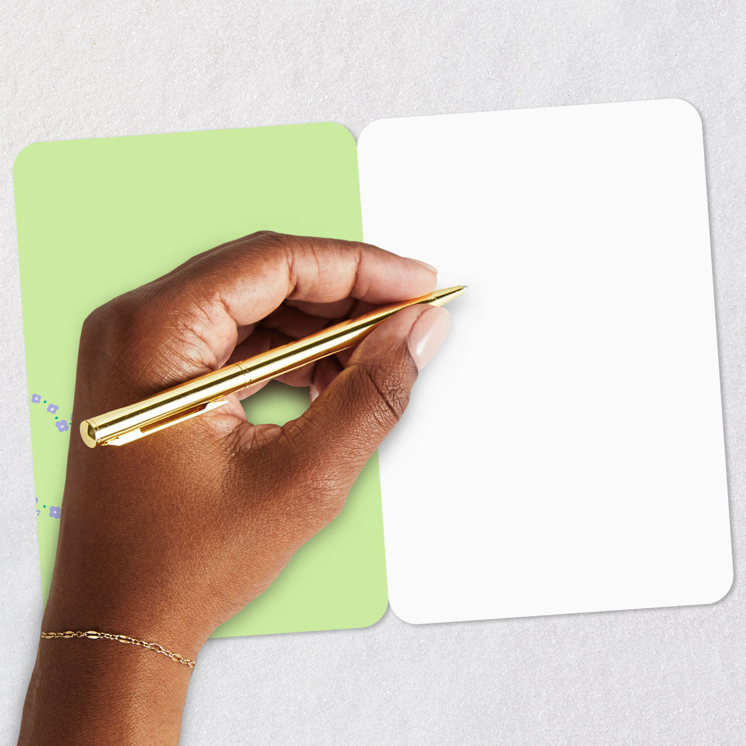 Corgi Dog With Heart Butt and Flowers Blank Love Card Signing card image number 5