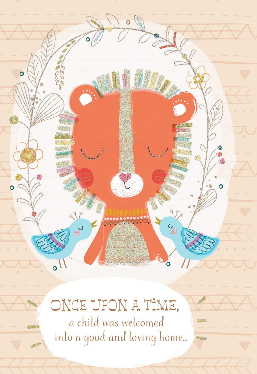 Once Upon a Time Baby Congratulations Card