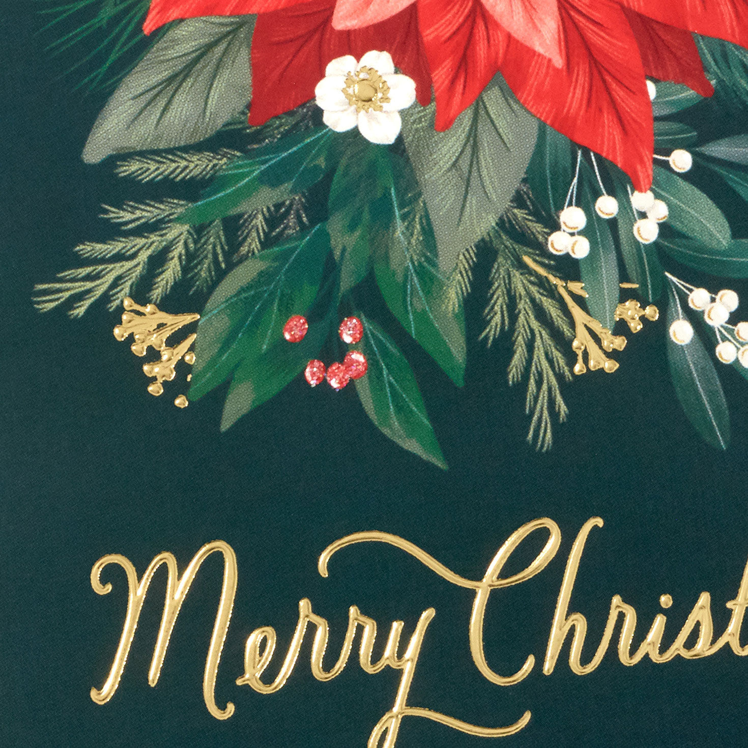 Elegant Poinsettia Boxed Christmas Cards, Pack of 16 for only USD 15.49 | Hallmark