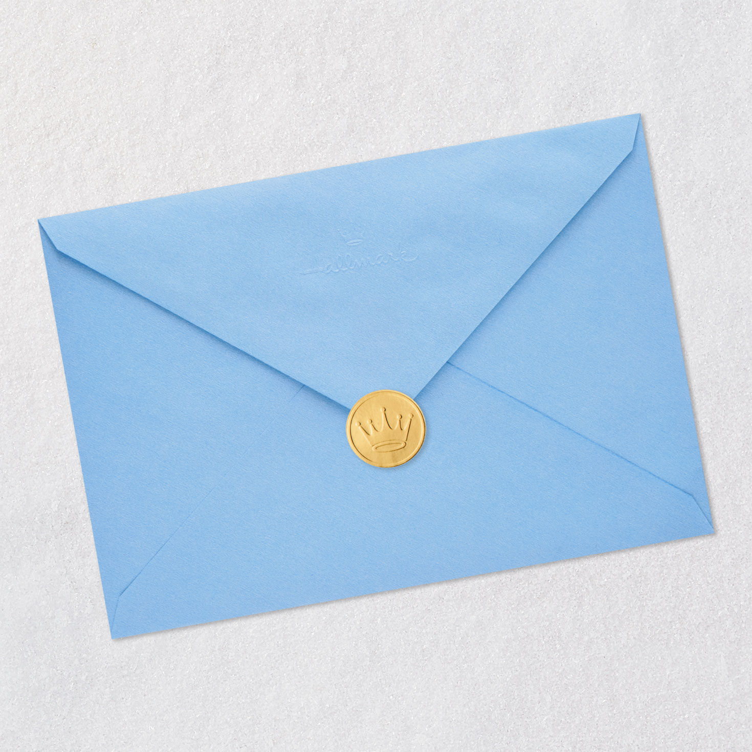 Cute Teal and Red Icons Father's Day Card Envelope Back with Seal image number 7