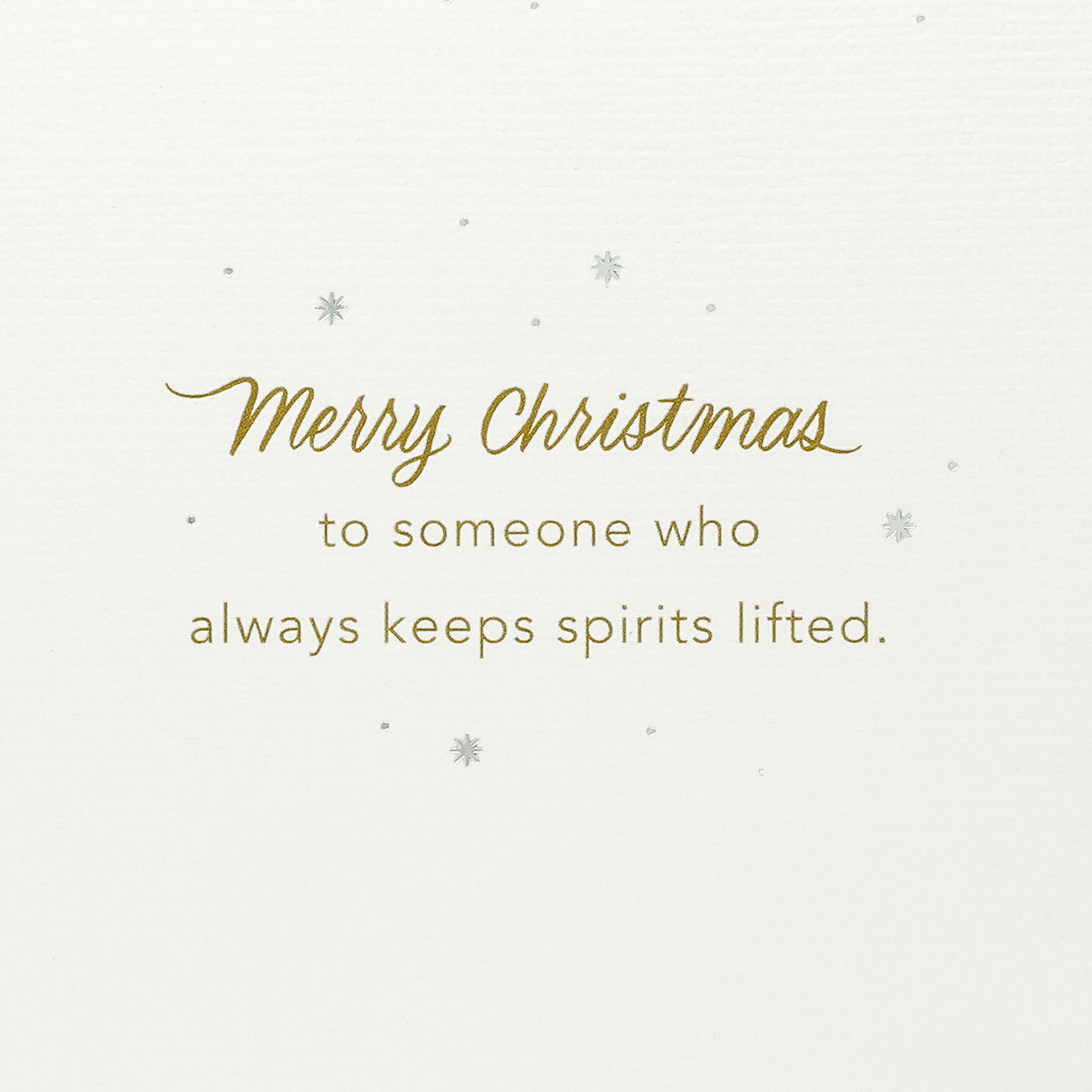 Gold Jeweled Snowflake Christmas Card Sentiment image number 2