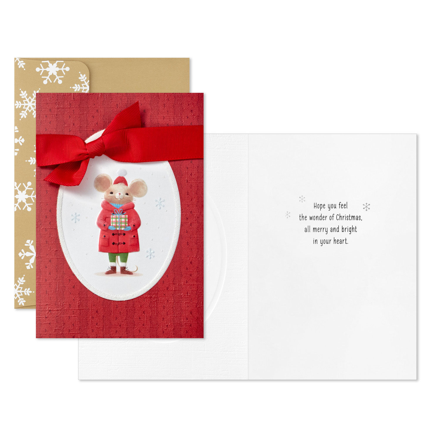 Sweet Holiday Mouse Boxed Christmas Cards, Pack of 12, , large image number 3