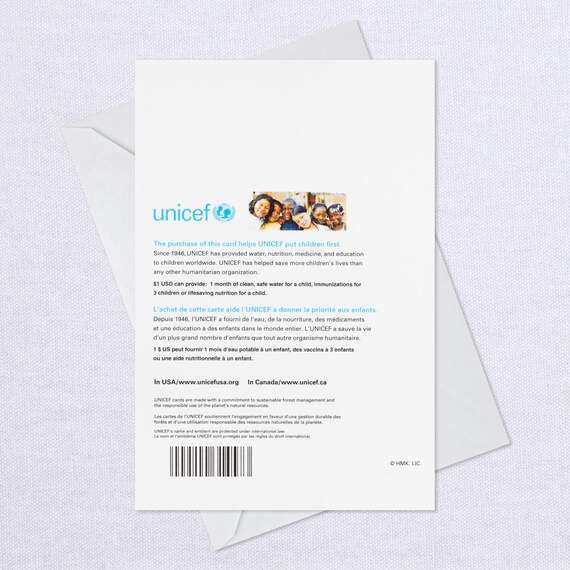 UNICEF Blue Heron Peace Sympathy Card, , large image number 7