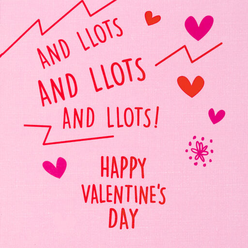 Love You Lots Llamas Valentine's Day Card, 