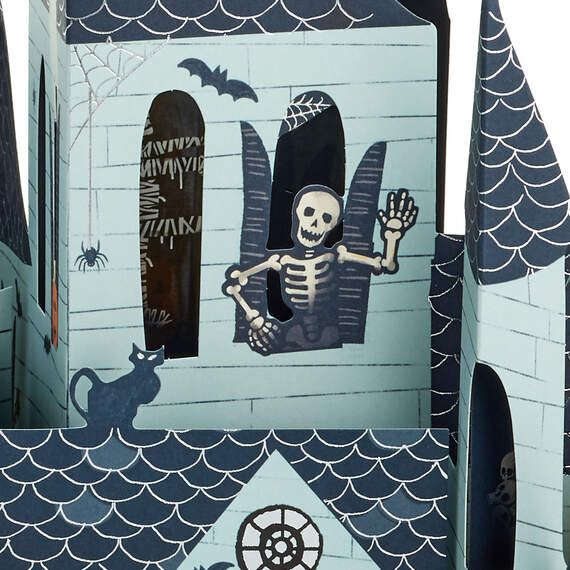 Jumbo Haunted House 3D Pop-Up Halloween Card, , large image number 6