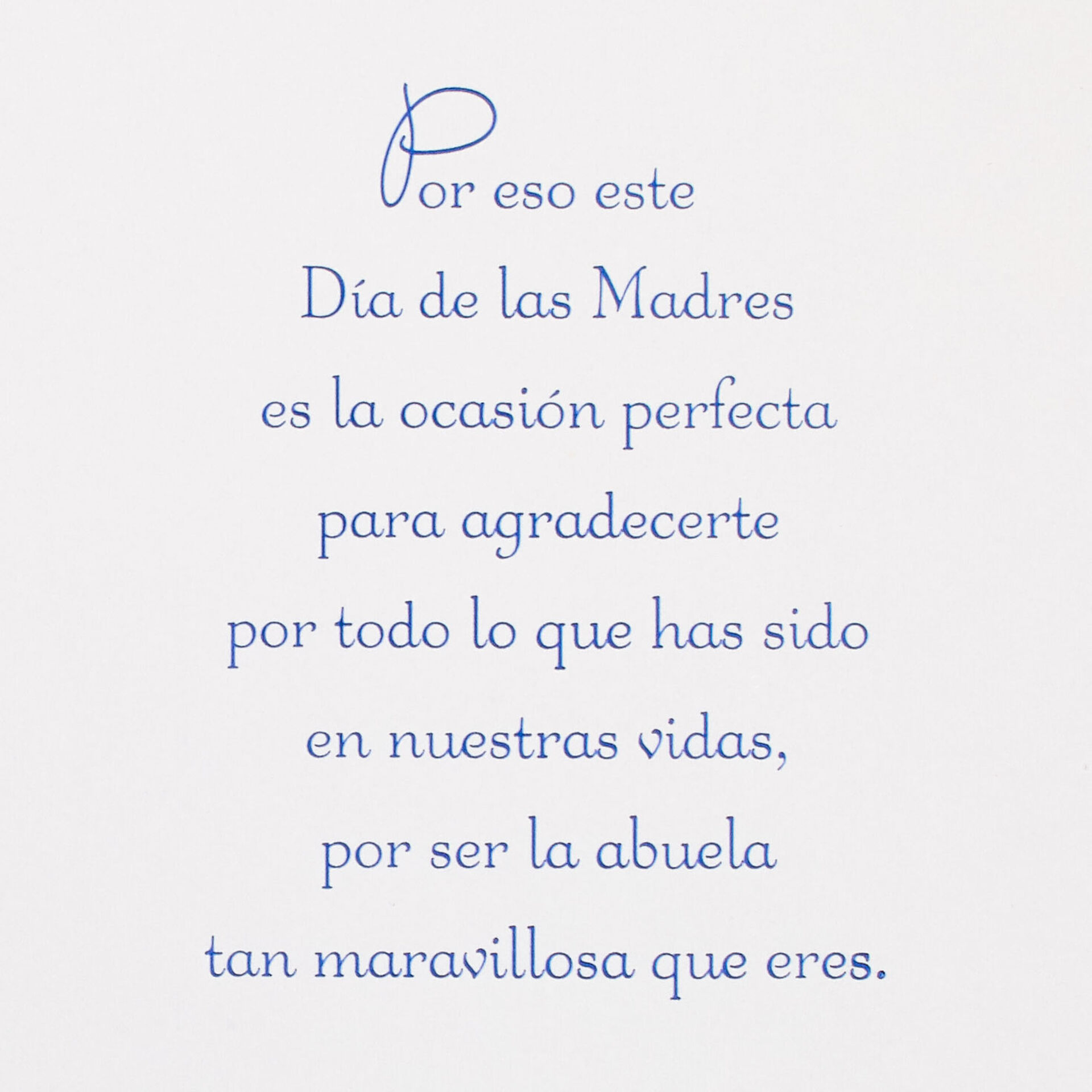 You Re A Blessing Spanish Language Mother S Day Card For Grandmother Greeting Cards Hallmark You Re A Blessing Spanish Language Mother S Day Card For Grandmother Greeting Cards Hallmark