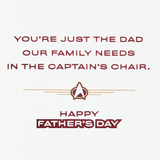 Star Trek™ U.S.S. Enterprise™ Greatest Voyage Father's Day Card for Dad, 