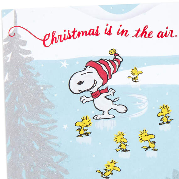Peanuts® Snoopy Skating Thankful Thoughts of You Christmas Card, , large image number 4