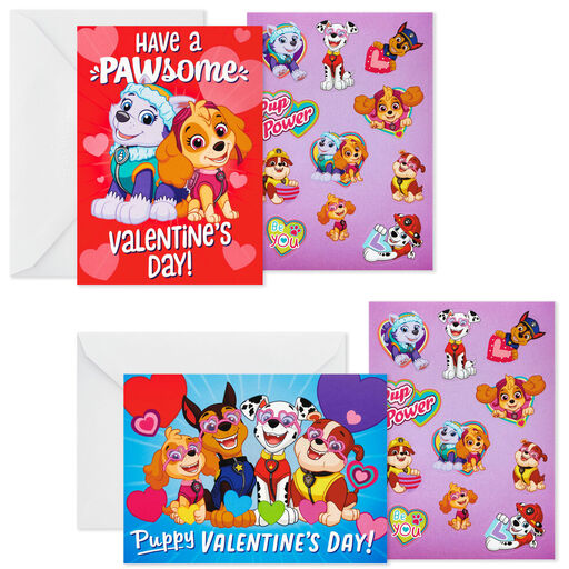 Paw Patrol™ Kids Assorted Valentines With Stickers, Pack of 24, 