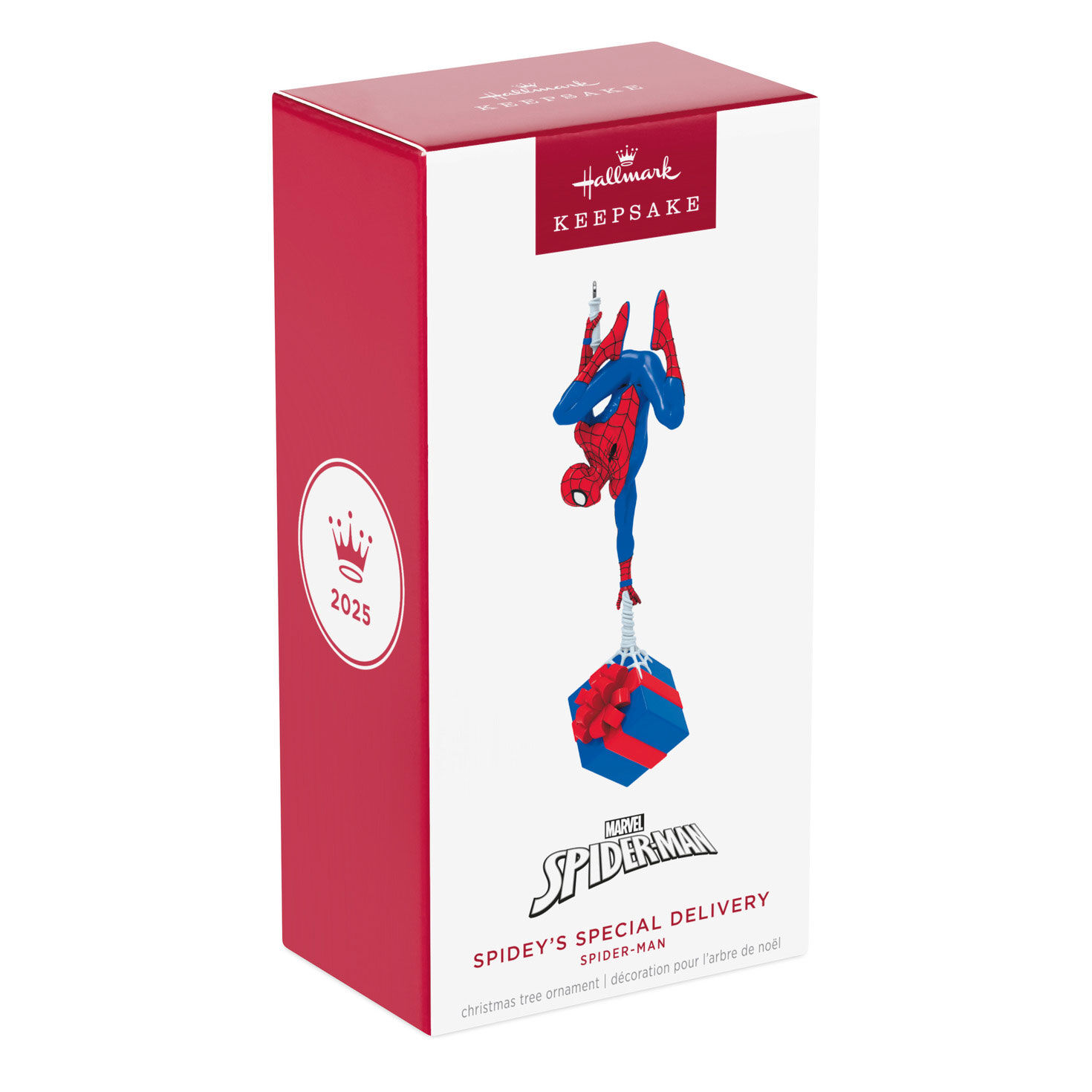 Spider-Man Dangling Present Keepsake Ornament package front image number 7