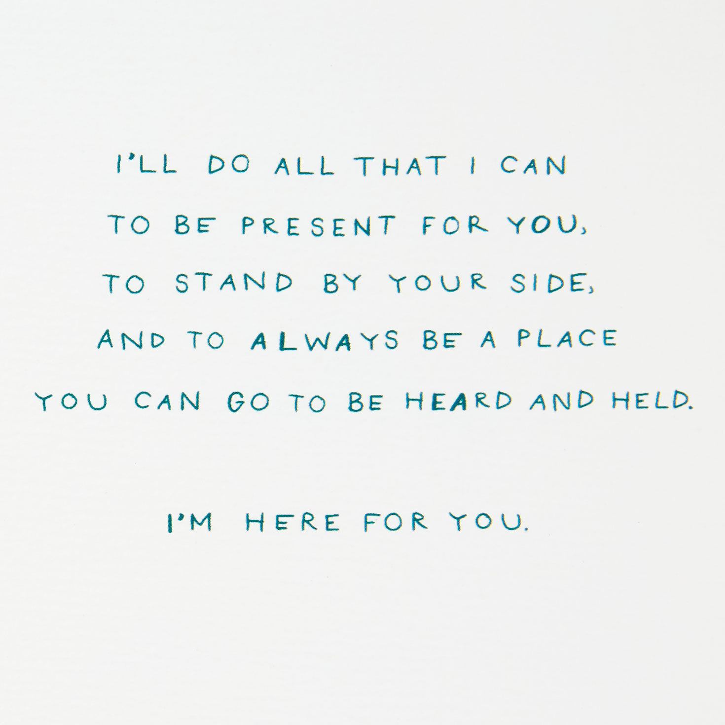 Morgan Harper Nichols I'm Here for You Encouragement Card, , large image number 2