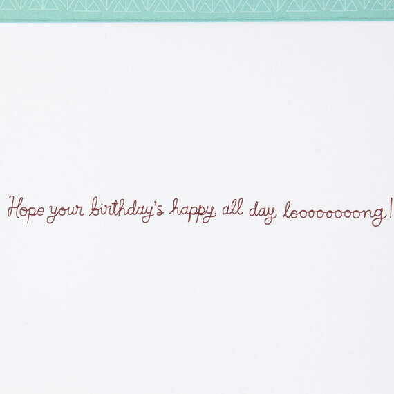 Happy All Day Long Birthday Card With Magnet, , large image number 2