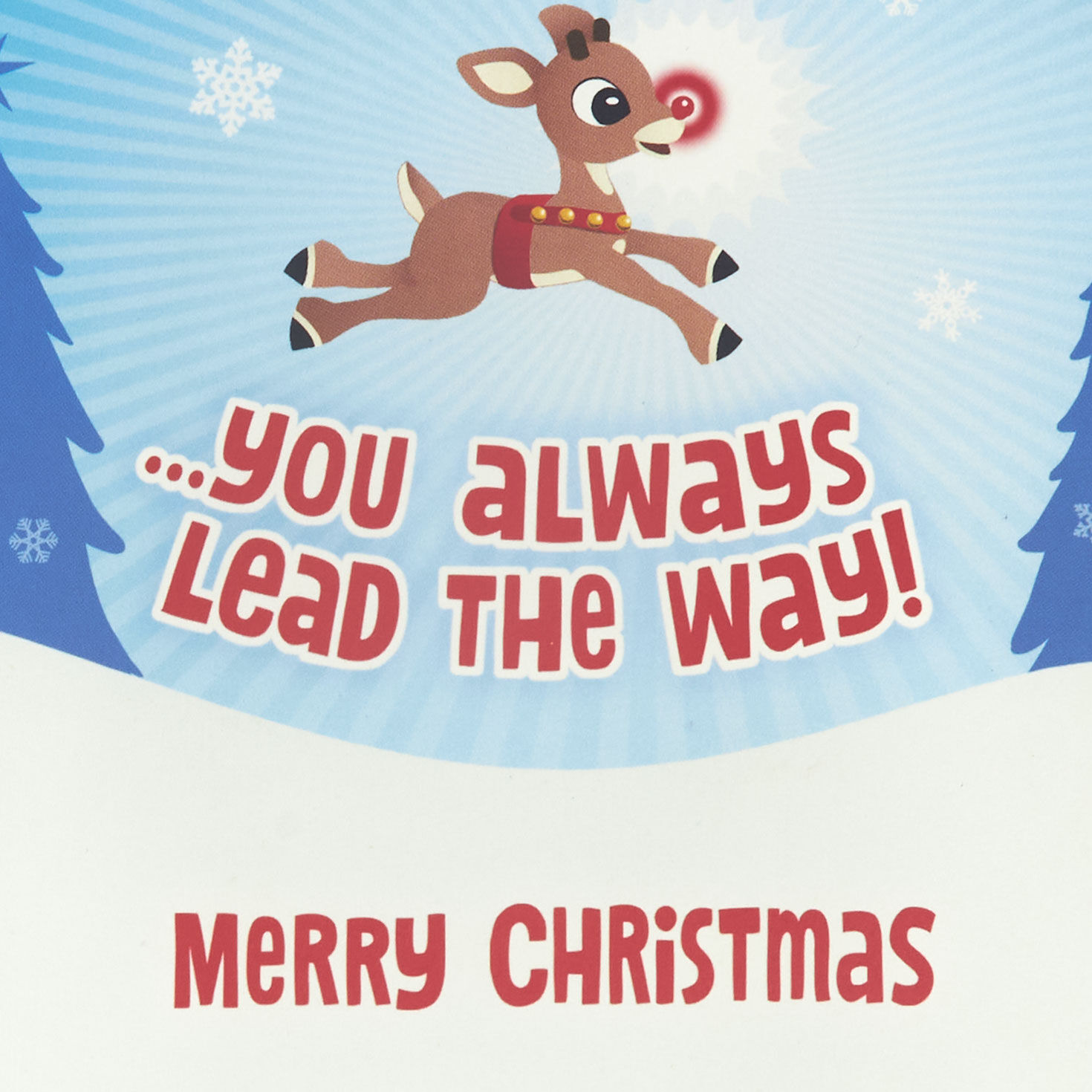 Rudolph the Red-Nosed Reindeer&reg; Bringing the Merry Musical Christmas Card for Kids, , large image number 2