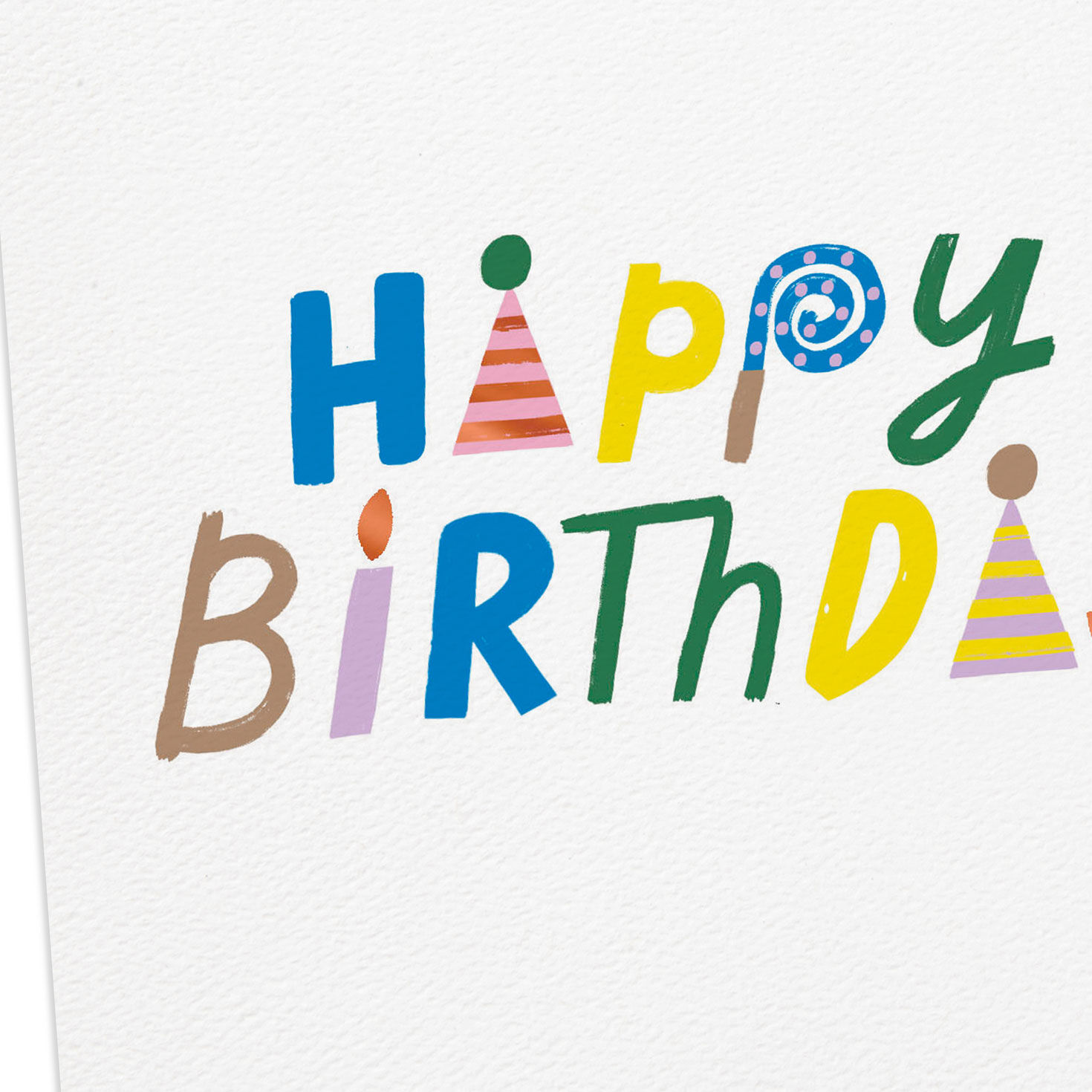 Whimsical Lettering Happy Birthday to You Birthday Card for only USD 3.99 | Hallmark