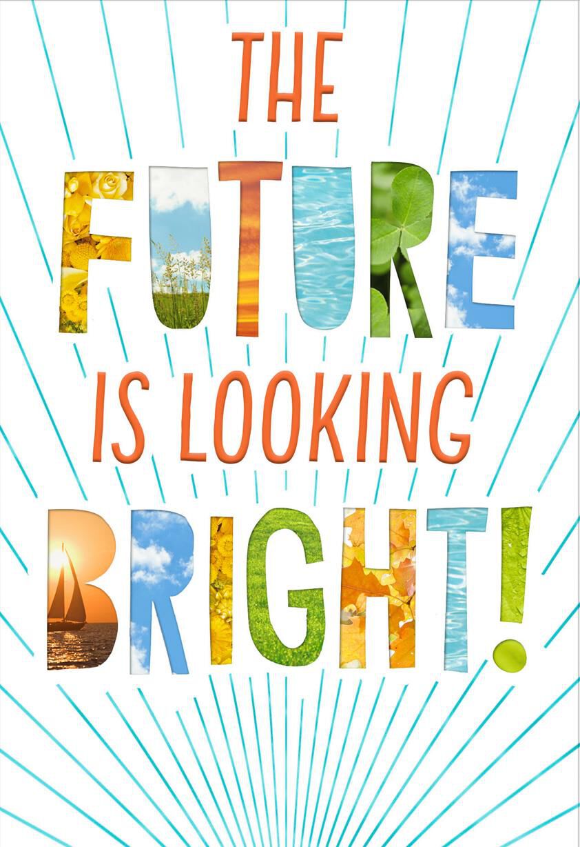 Future Is Looking Bright Graduation Card