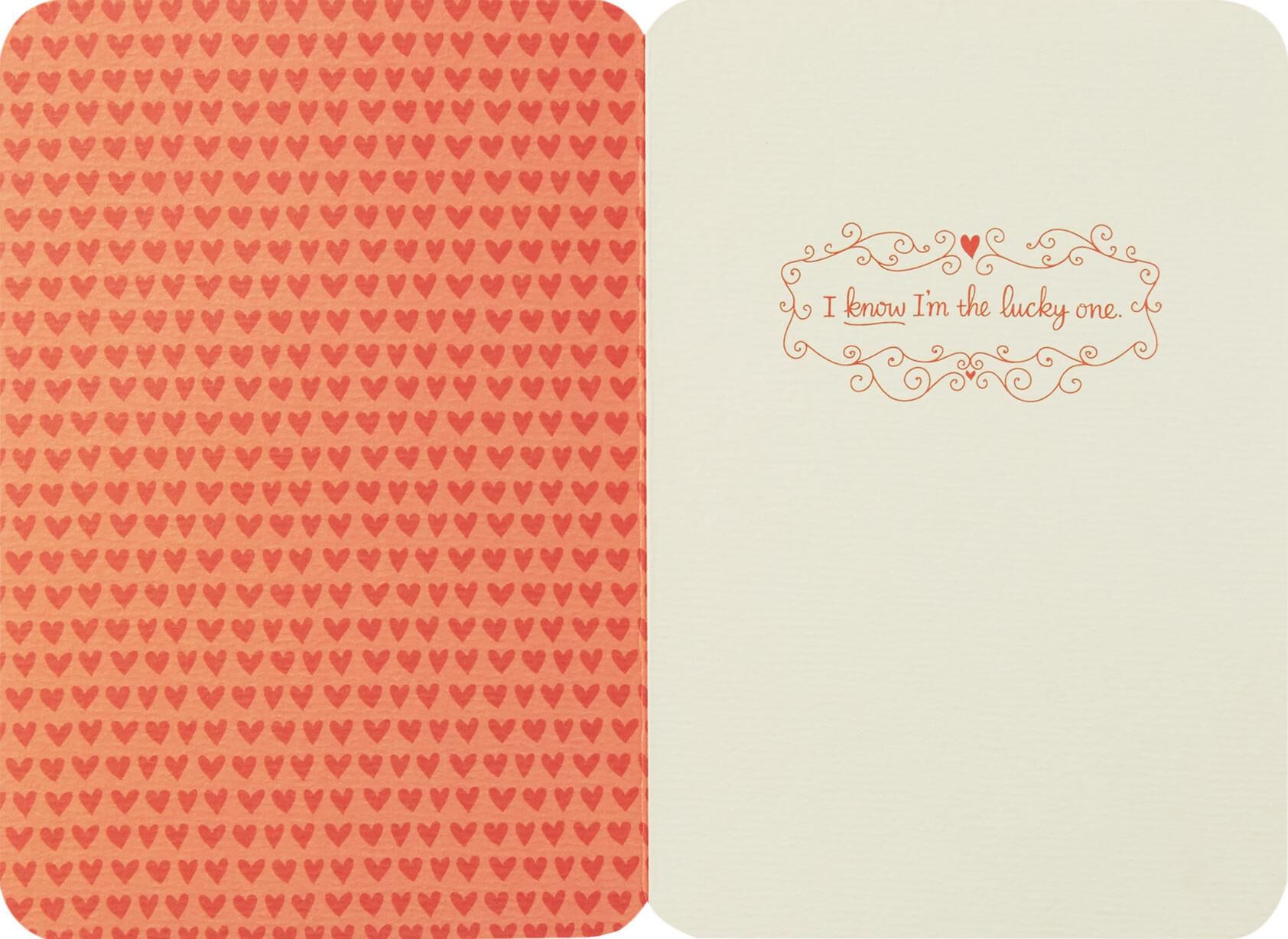 I'm the Lucky One Love Card
