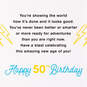 Keep On Rockin' It Musical Light-Up 50th Birthday Card, , large image number 2