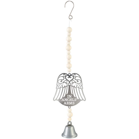 Carson In Angels' Arms Hanging Beaded Bell, , large image number 1