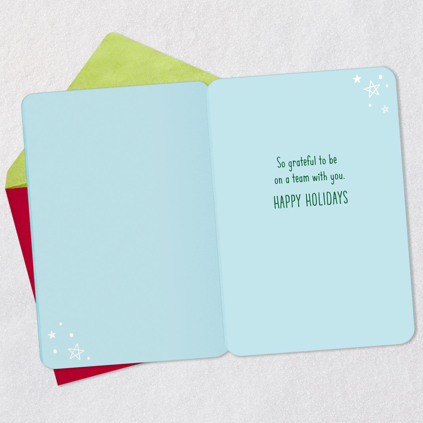 Together, We Work Magic Holiday Card for Coworker, , large image number 3