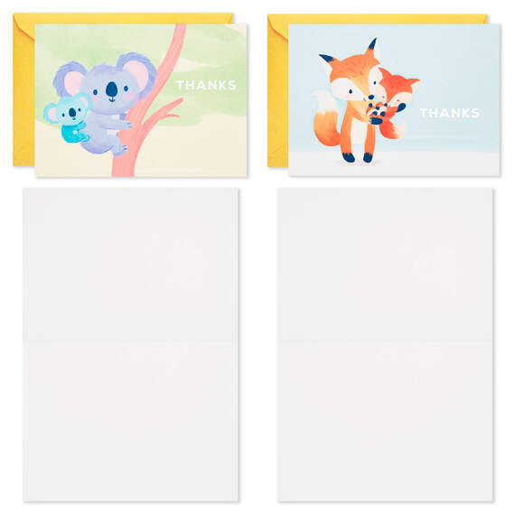 Mom and Baby Animal Assortment Blank Thank-You Notes, Pack of 48, , large image number 3