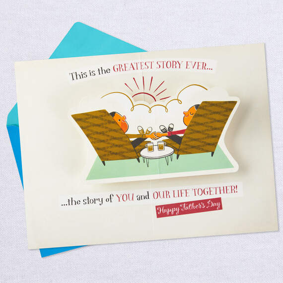One Cool Guy Story Pop-Up Father's Day Card for Husband, , large image number 4