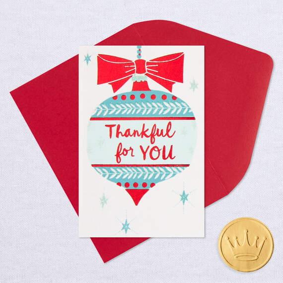3.25" Mini Thankful for You Christmas Card, , large image number 5
