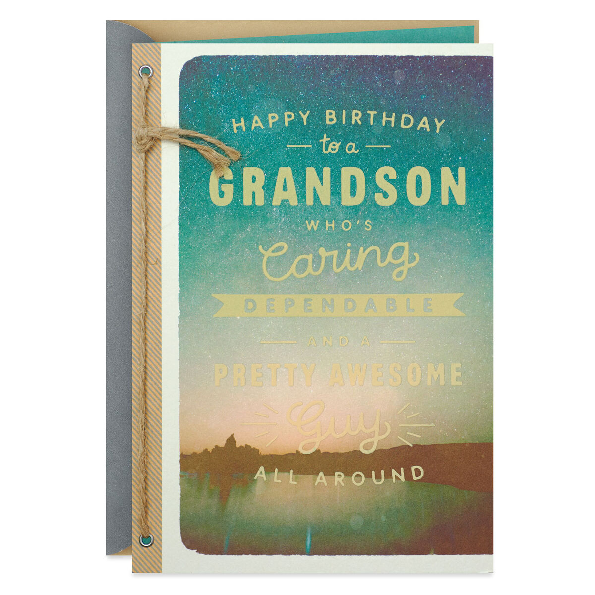AllAround Awesome Birthday Card for Grandson Greeting Cards Hallmark