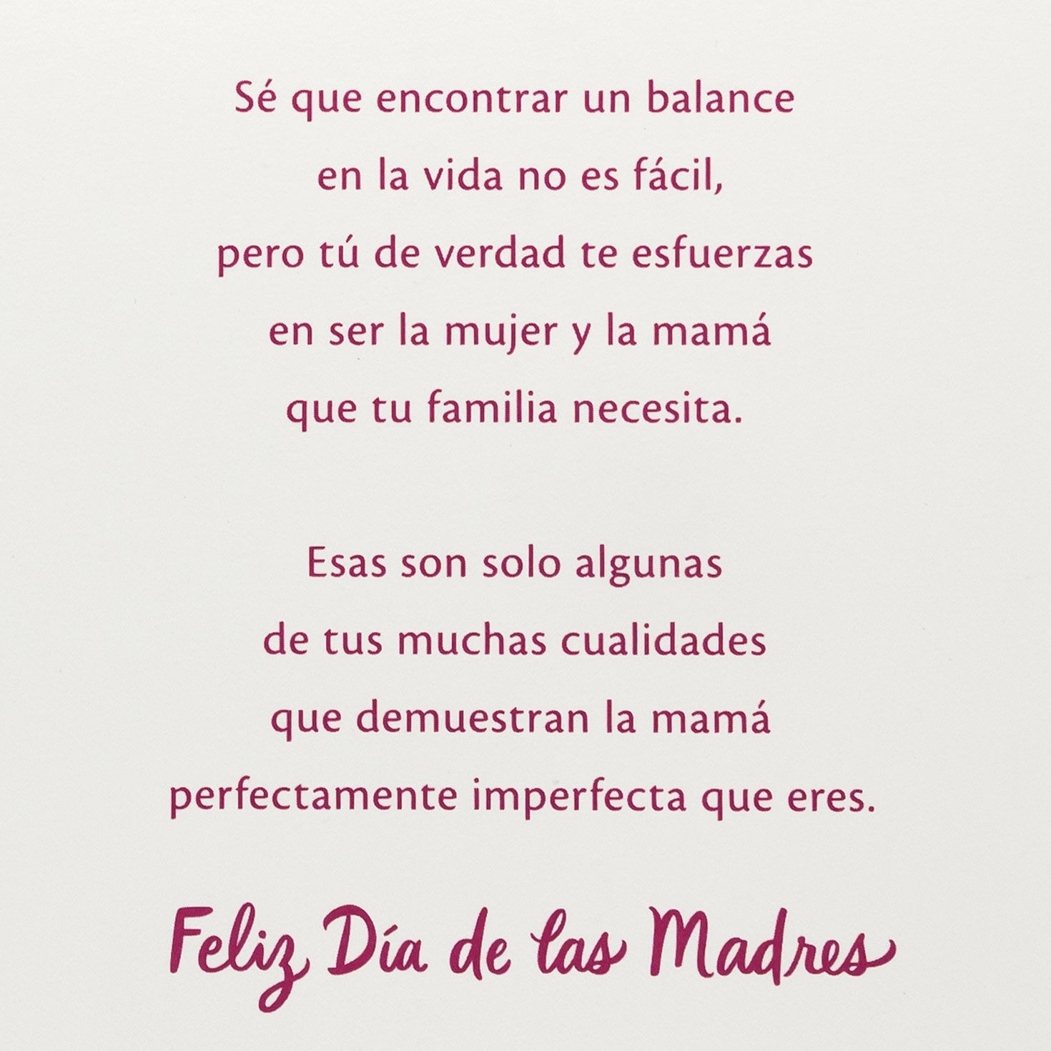 Bright Flowers on Blue Friend Mother's Day Card in Spanish Sentiment image number 3