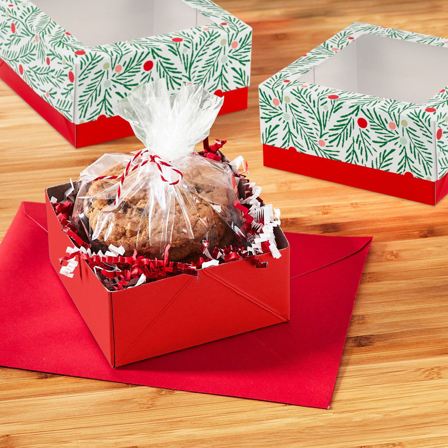 Branches and Berries 3-Pack Holiday Windowed Gift Boxes for only USD 6.99 | Hallmark