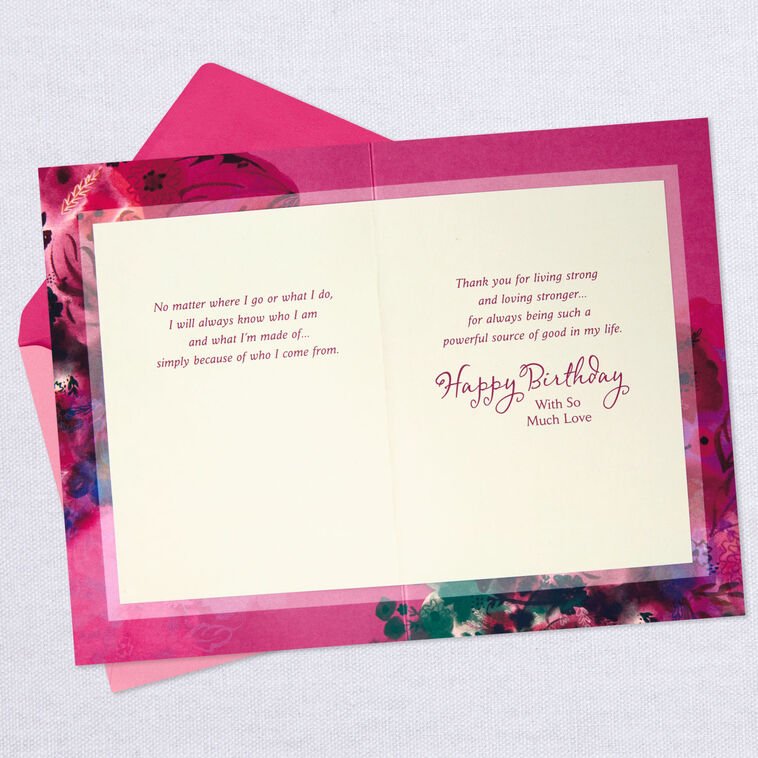 Mama, Your Love Gives Me Roots Birthday Card for Mom, , large image number 3