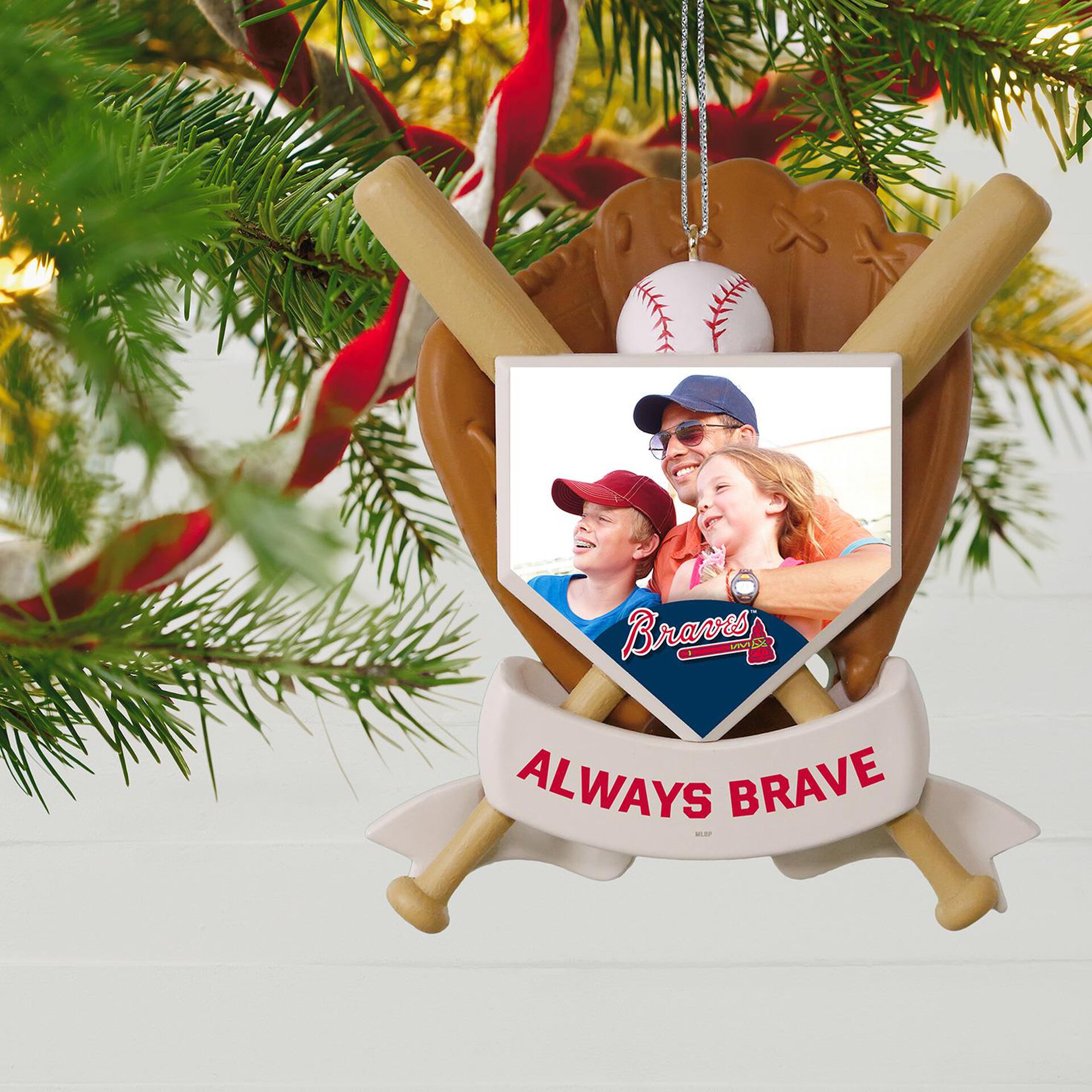 MLB Baseball Personalized Photo Ornament Personalized Ornaments