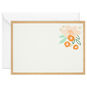 Ivory Floral Flat Note Cards in Caddy, Box of 40, , large image number 4