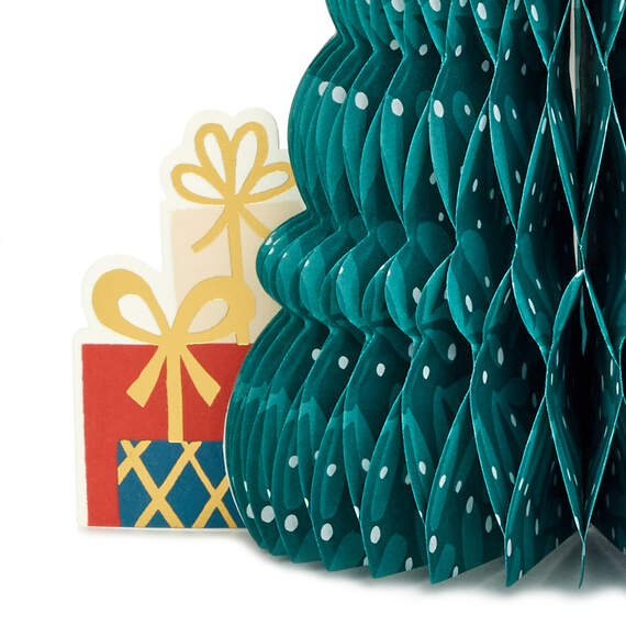 Honeycomb Christmas Tree 3D Pop-Up Christmas Card, , large image number 5