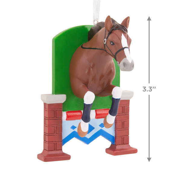 Horse Jumping Hallmark Ornament, , large image number 3