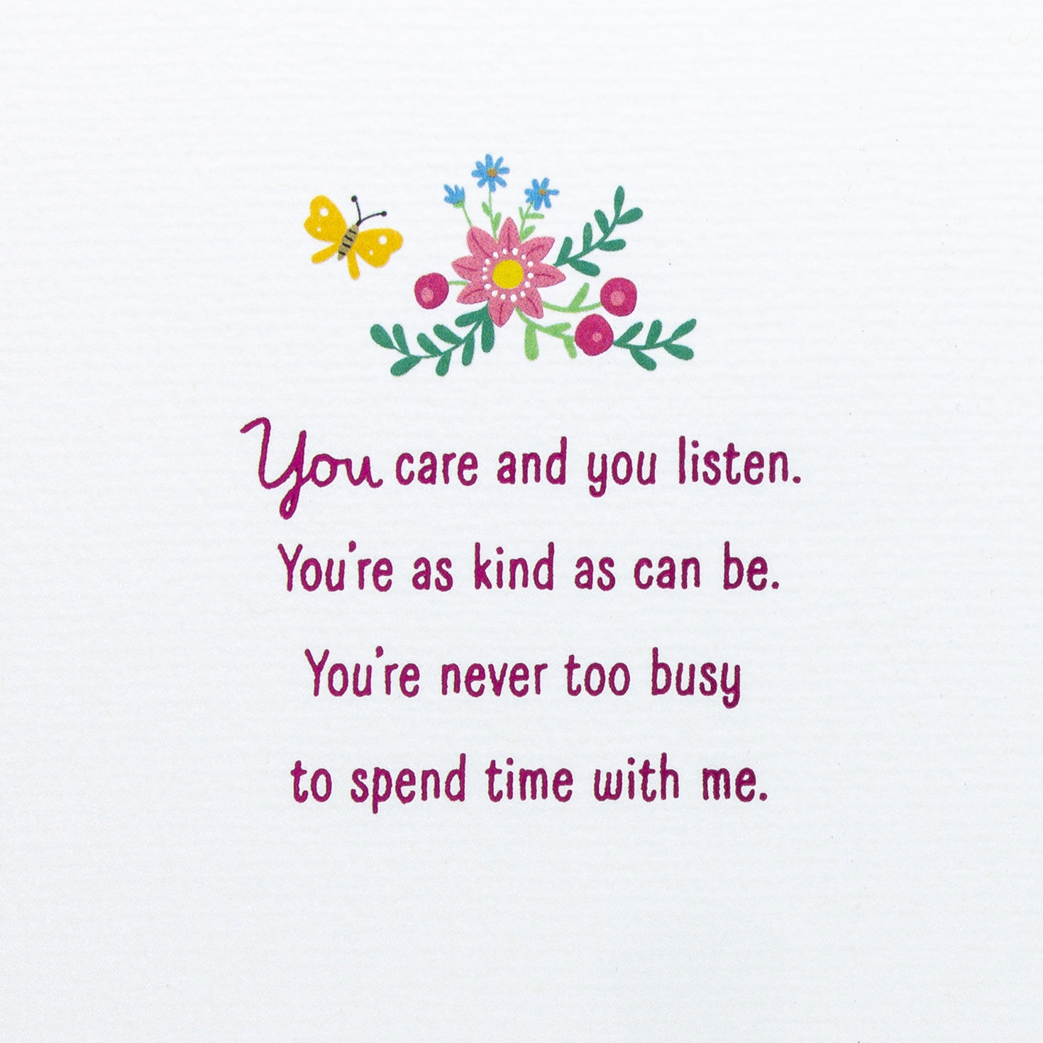 Floral Wreath Mom Mother's Day Card From Daughter Sentiment image number 2