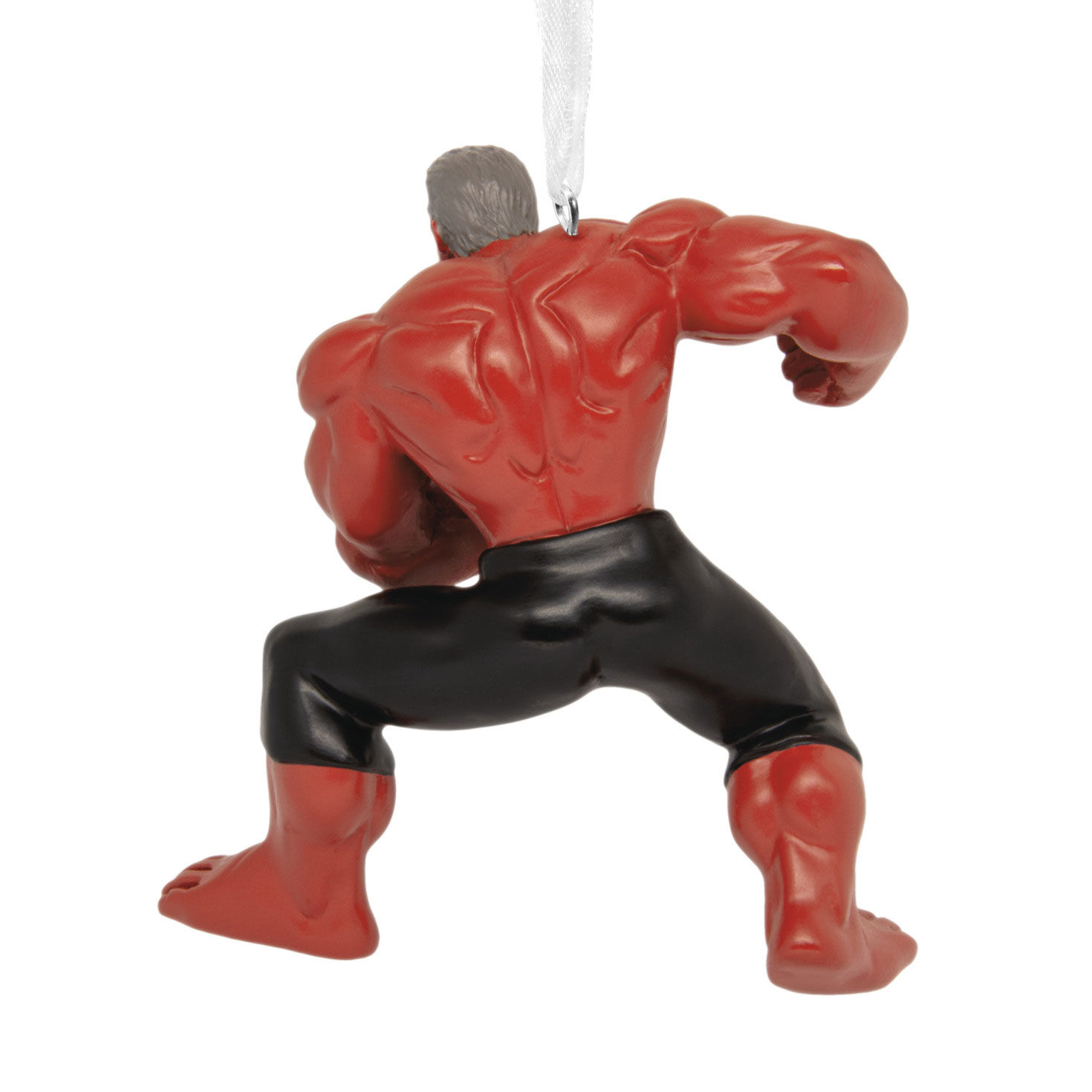 Captain America Red Hulk Christmas Ornament back image number 6