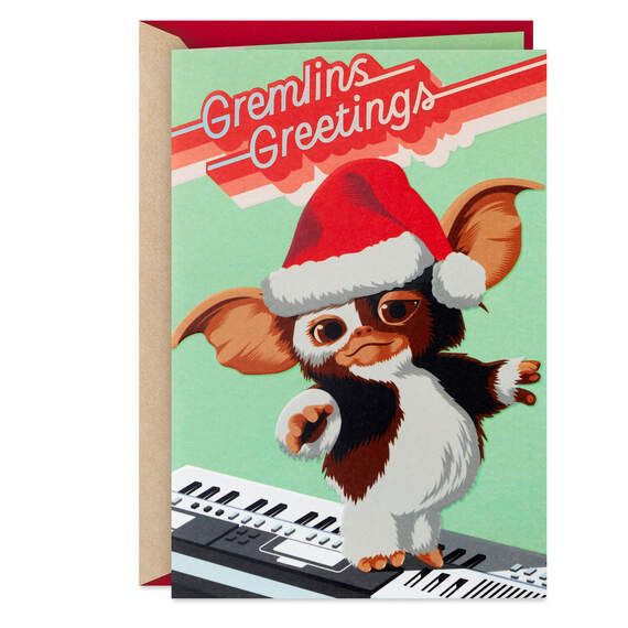 Gremlins™ Don't Feed Santa After Midnight Christmas Card, , large image number 1