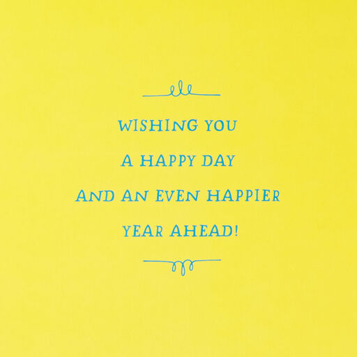 16" Happy Birthday Cake Jumbo Birthday Card, 