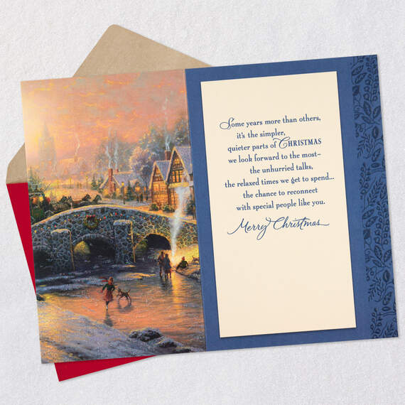 Thomas Kinkade Peace in Our Hearts Christmas Card, , large image number 3