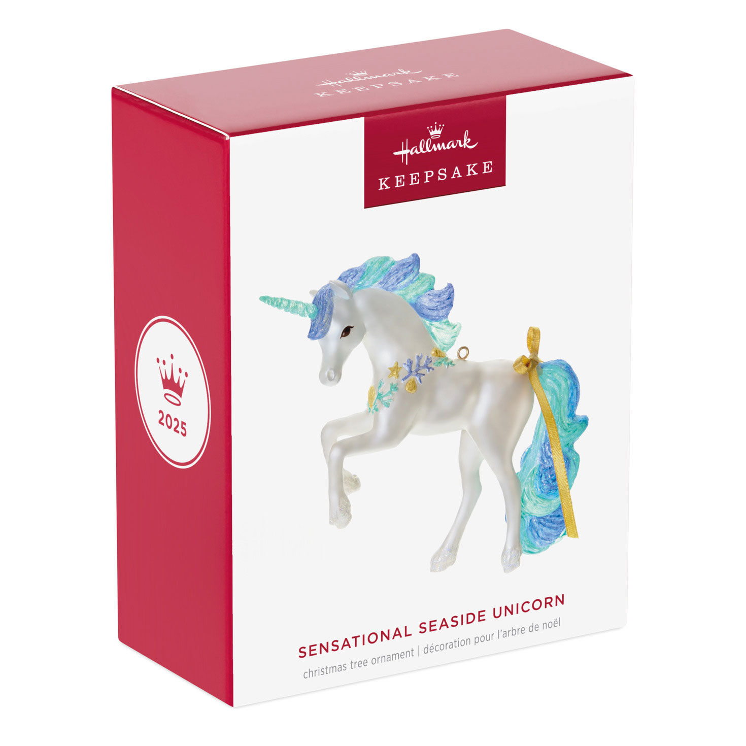 Seaside Unicorn Keepsake Ornament package front image number 7